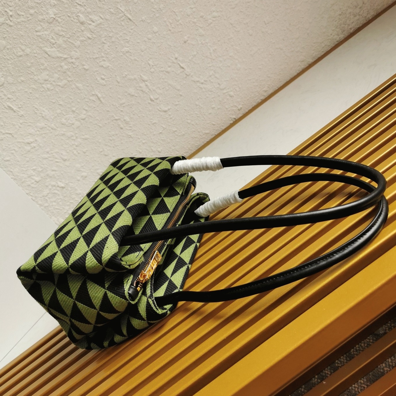 Prada Supernova Small Shoulder Bag Replica in Black/Green