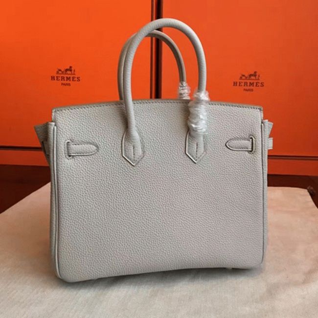 Pearl Grey Knockoff Designer Hermes Birkin 30cm Bag
