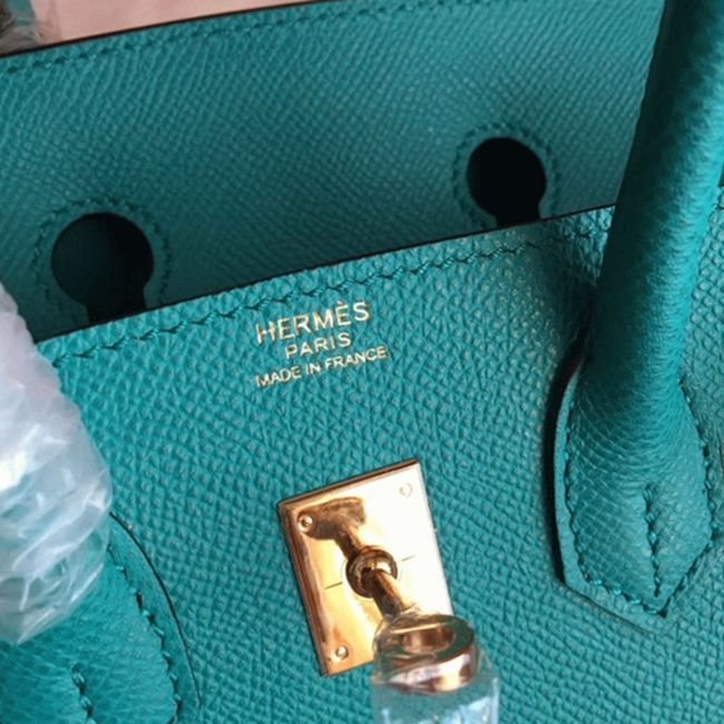 Blue Paon Hermes Birkin 25cm High-End Replica