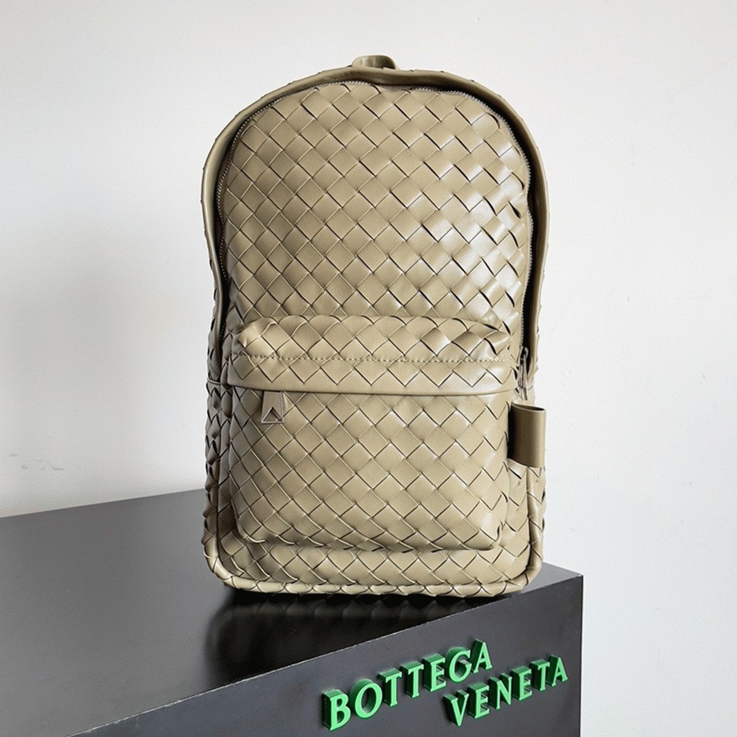 Fake Bottega Veneta Small Backpack Taupe