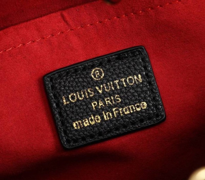 Louis Vuitton Monogram Empreinte Montaigne BB In Black