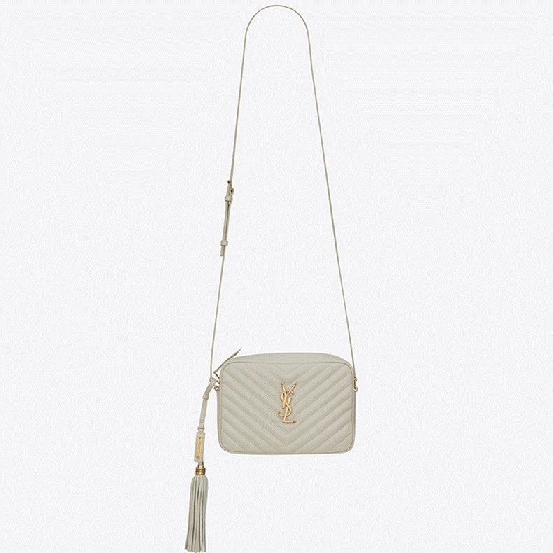 Fake Saint Laurent Lou Camera Bag White