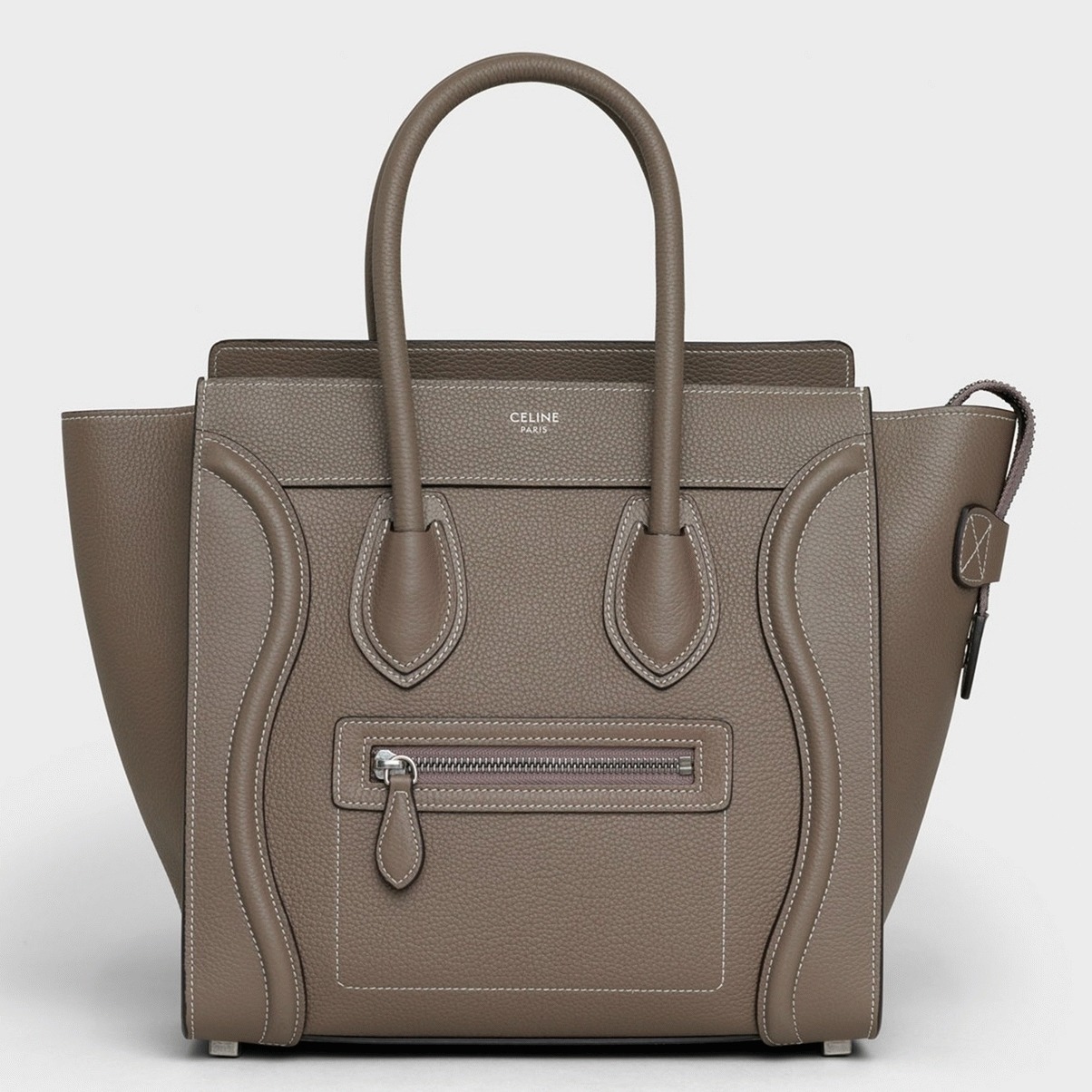 Celine Micro Luggage Tote Bag Knockoff in Souris