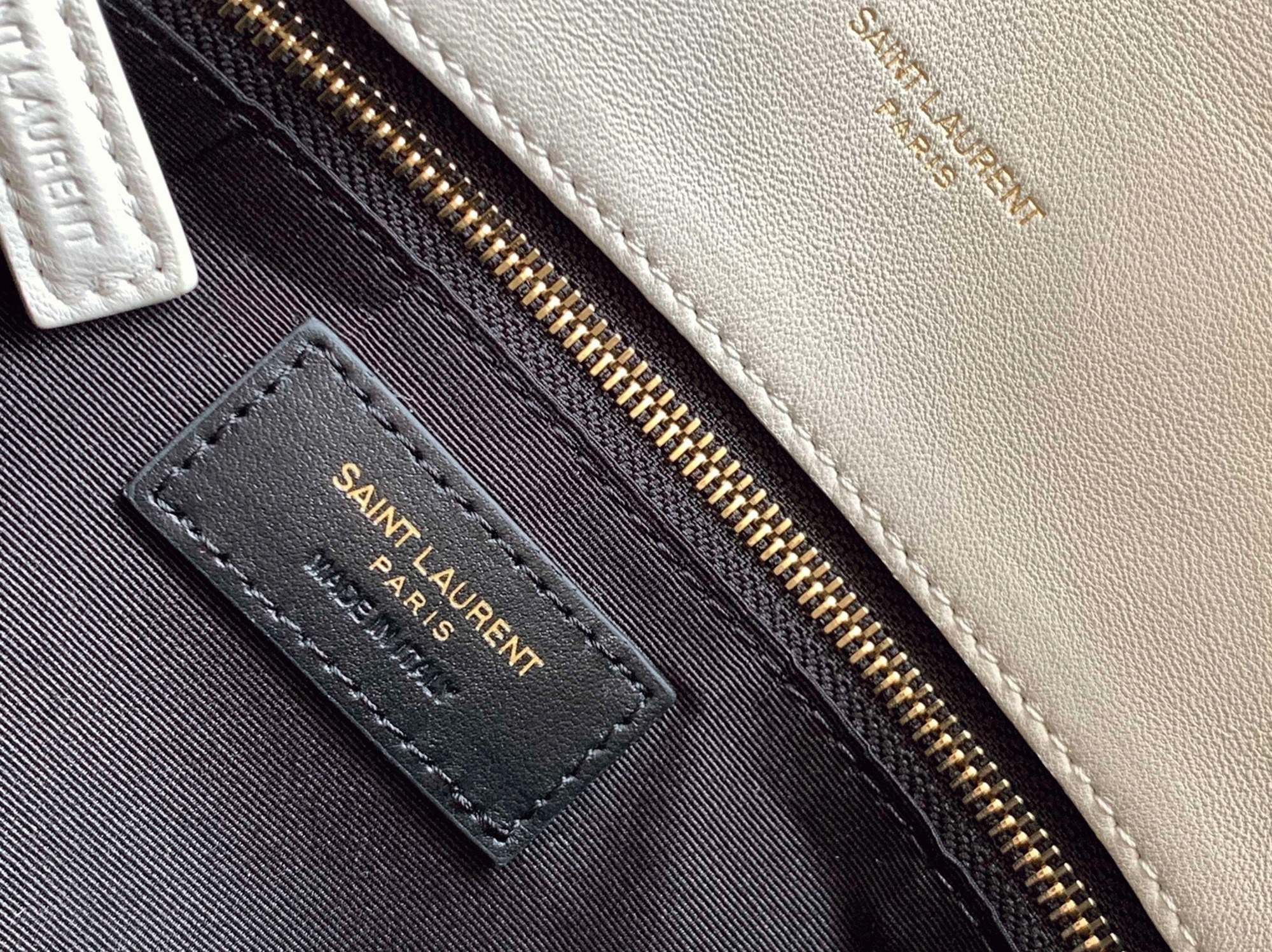 Replica Saint Laurent Puffer Small Chain Bag White Lambskin