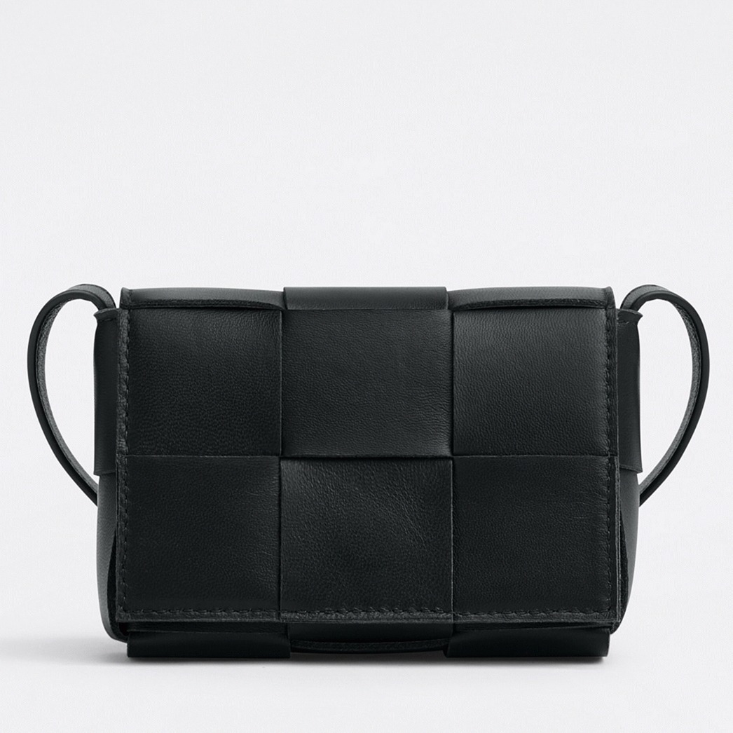 Top Quality Replica Bottega Veneta Candy Cassette Bag In Black