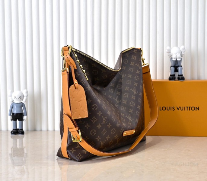 LV Monogram Canvas Vagabond Hobo