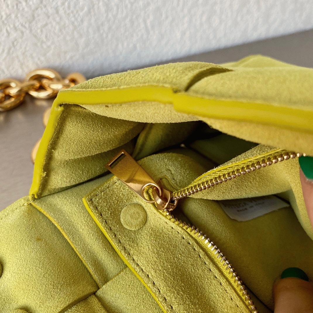 Top Quality Fake Bottega Veneta Chain Cassette Bag In Kiwi