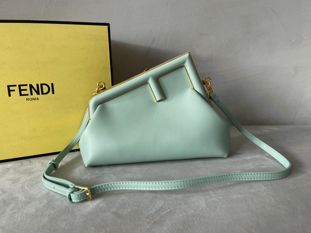 Top Quality Fake Fendi First Small Bag In Mint Green