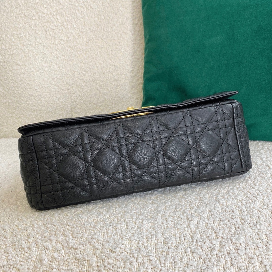 Dior Caro Large Bag Fake in Black