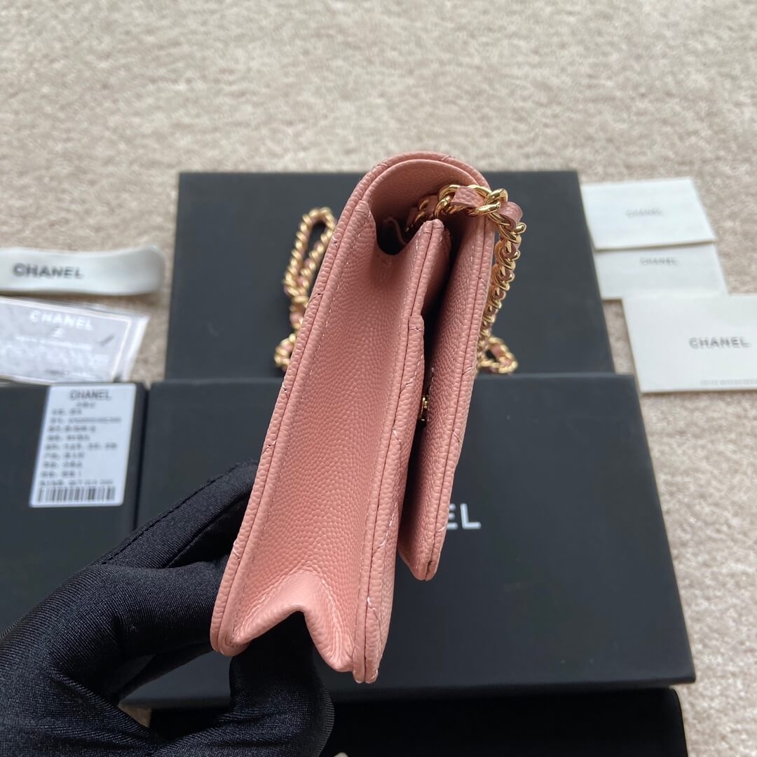 Chanel classic chain wallet(high-end grade)