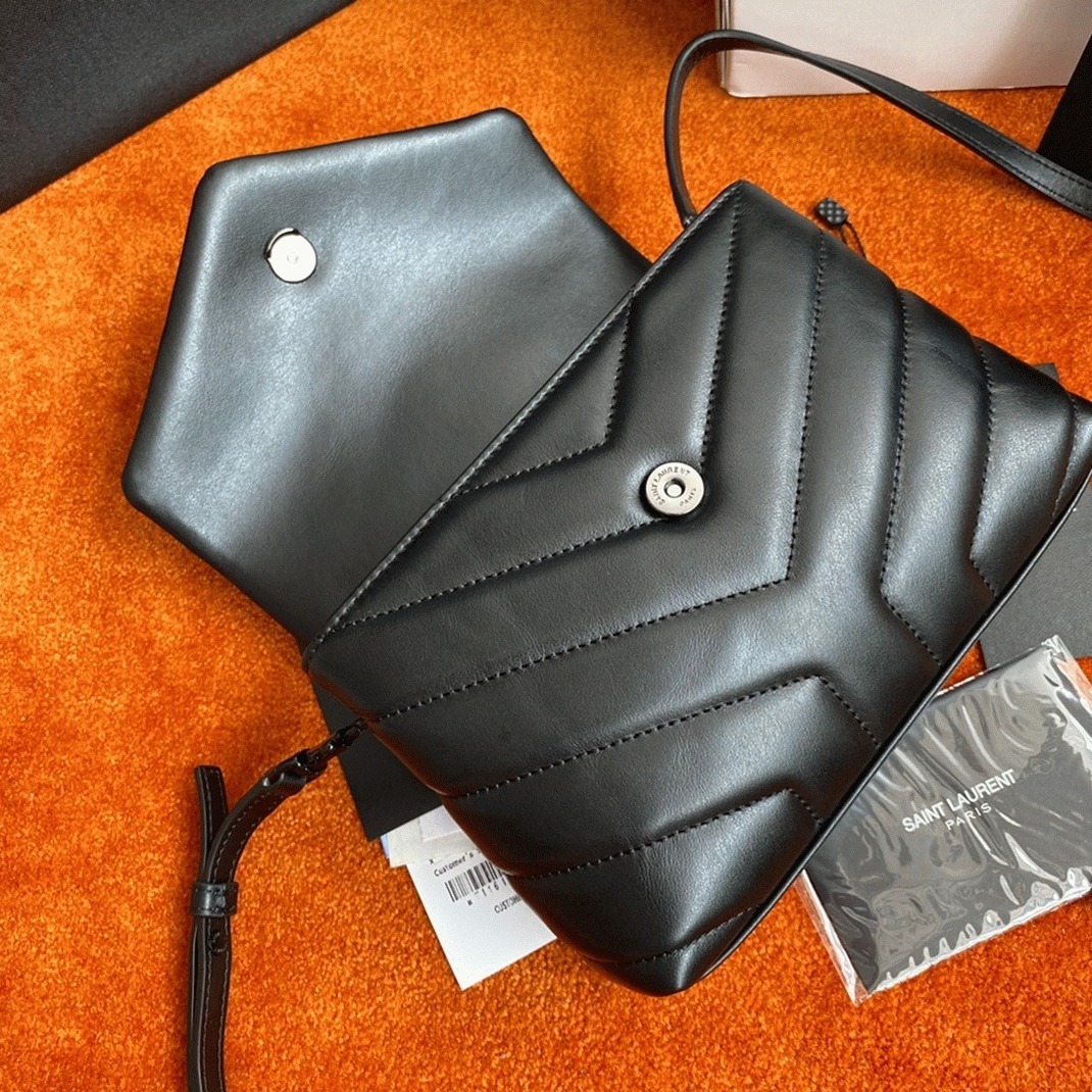 Replica Saint Laurent LouLou Toy Strap Bag All Black