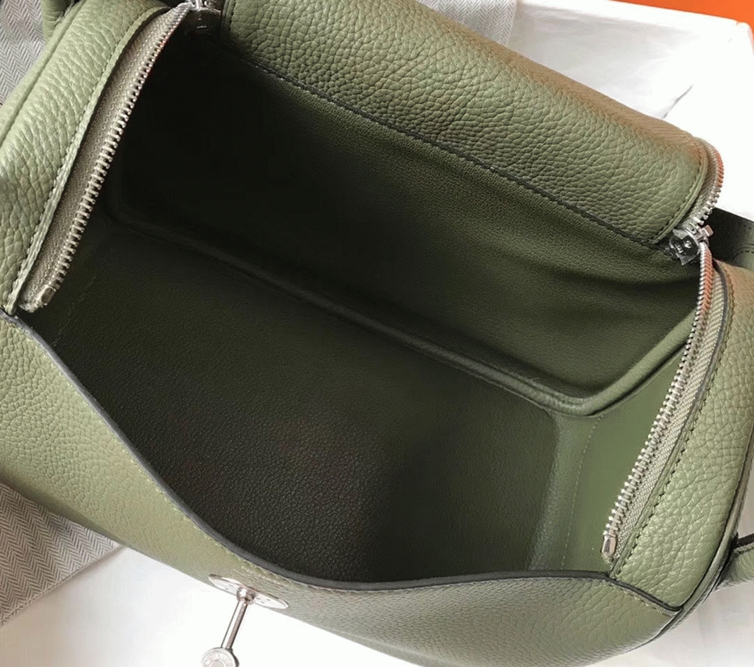 Replica Hermes Lindy 26cm handbag in canopee