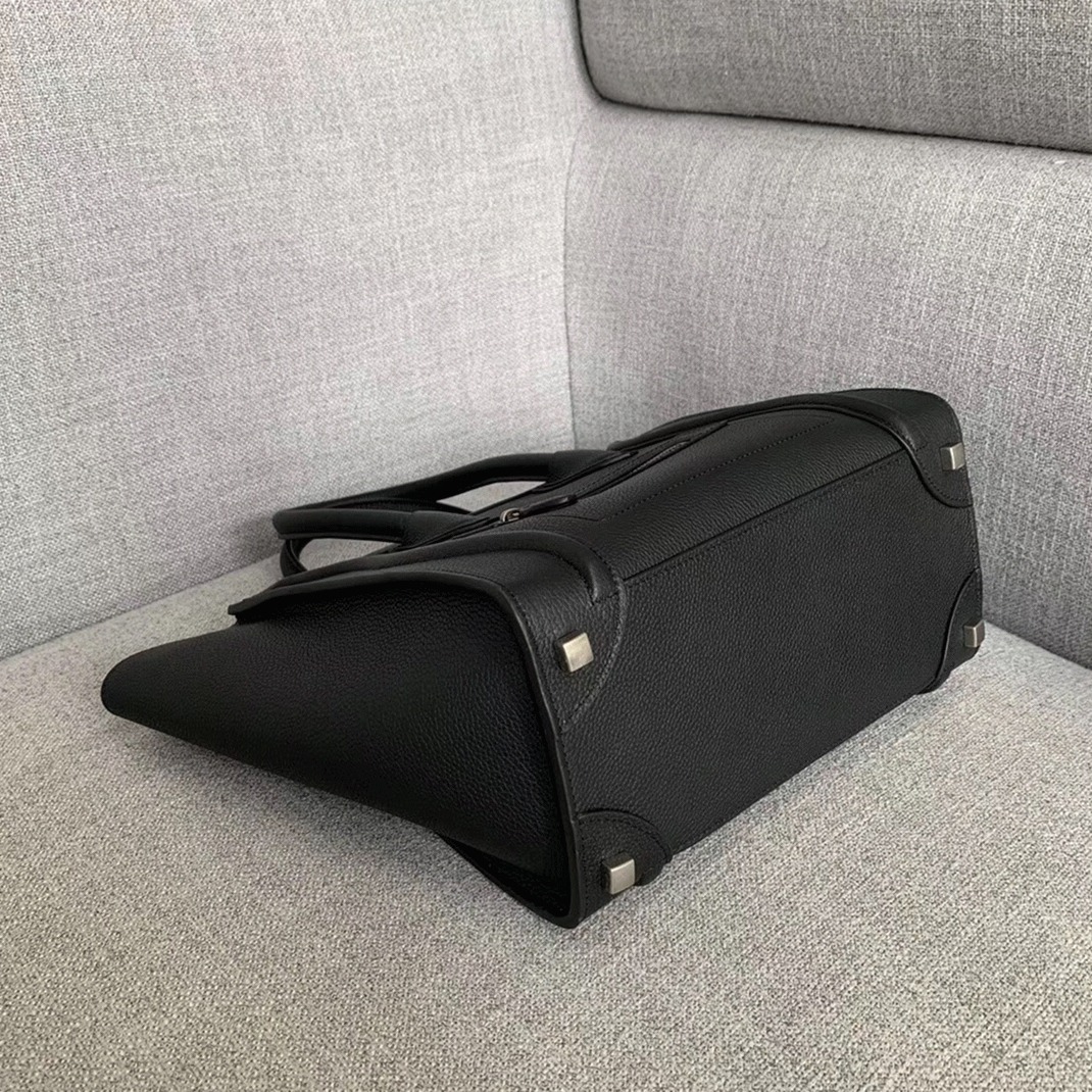 Celine Micro Luggage Tote Bag Replica in Black