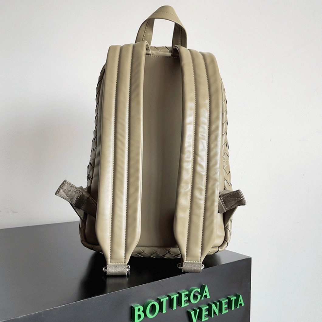 Fake Bottega Veneta Small Backpack Taupe