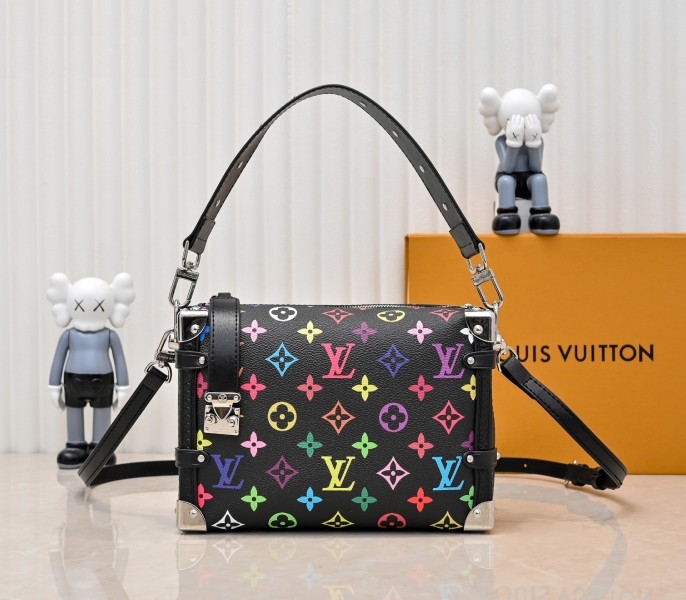 LV X TM Multicolored Side Trunk MM In Black