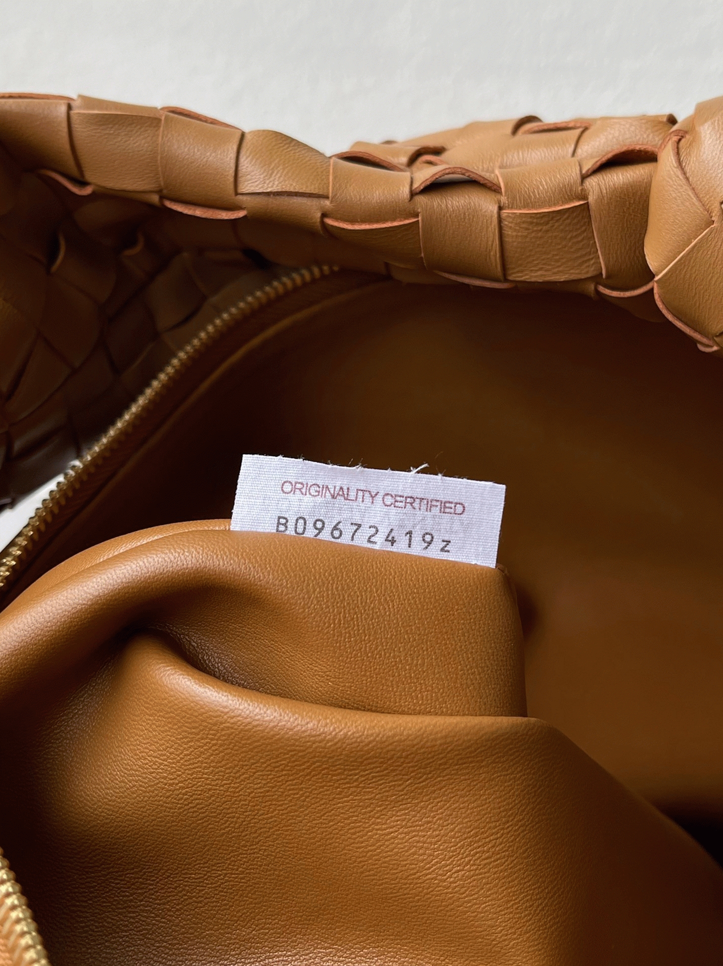 Knockoff Bottega Veneta BV Jodie Teen Bag Caramel