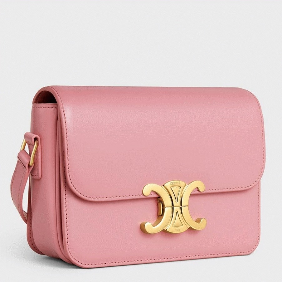 Top Quality Knockoff Celine Triomphe Teen Bag In Pink
