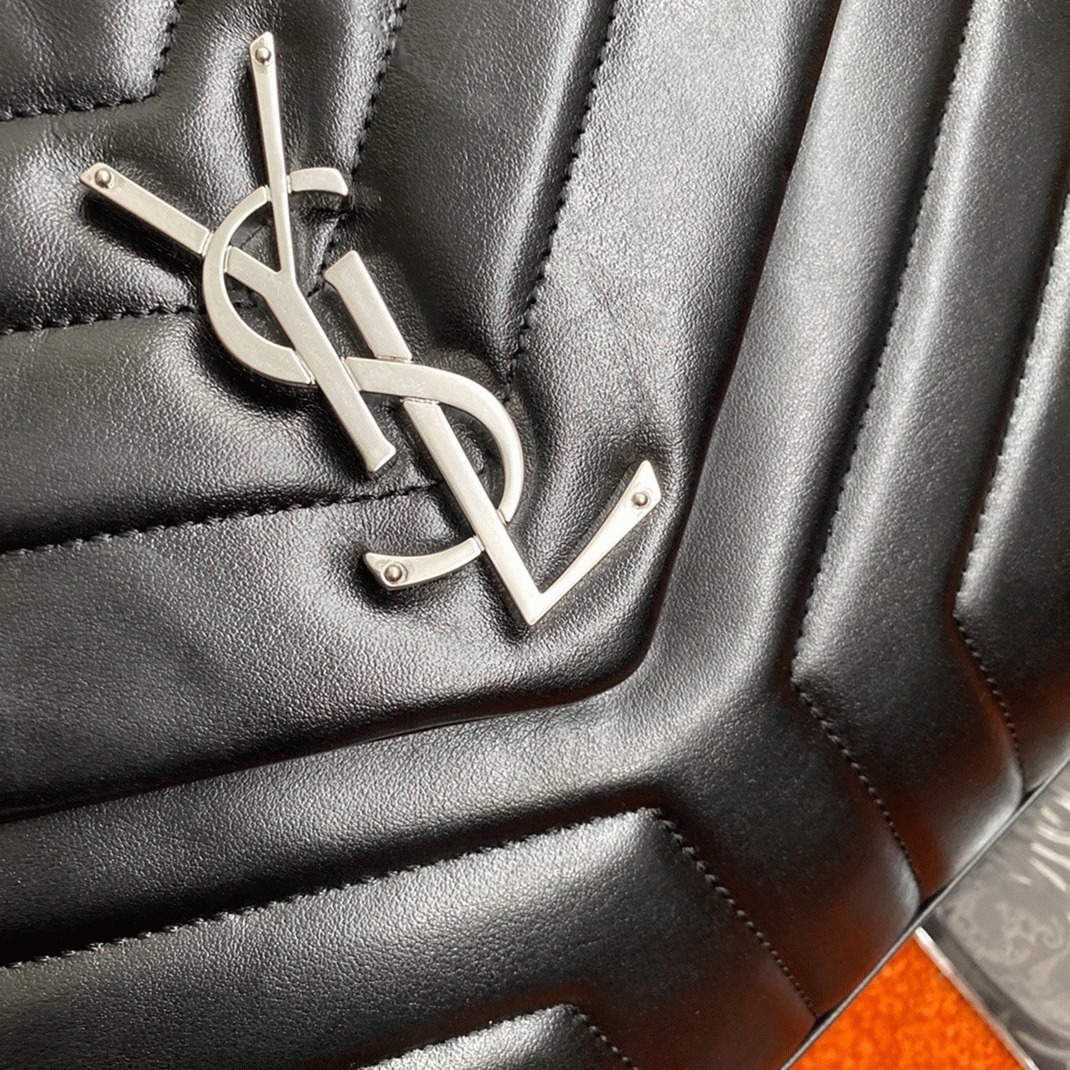 Replica Saint Laurent LouLou Medium Chain Bag Noir