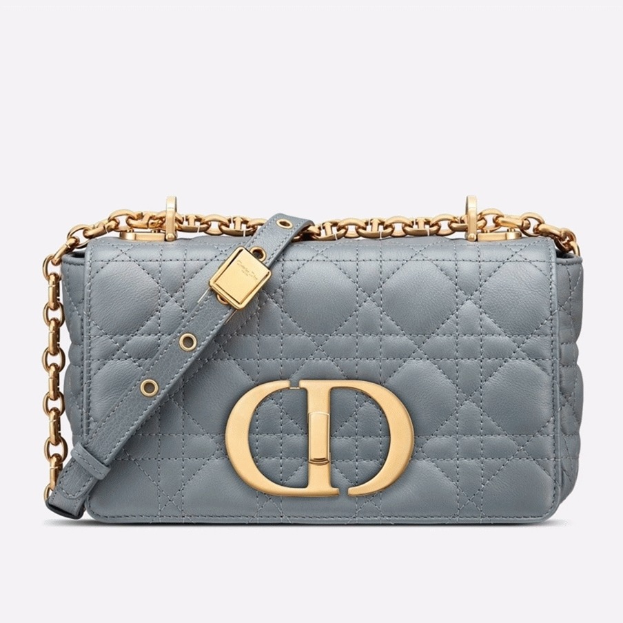 Dior Caro Small Bag Fake in Cloud Blue