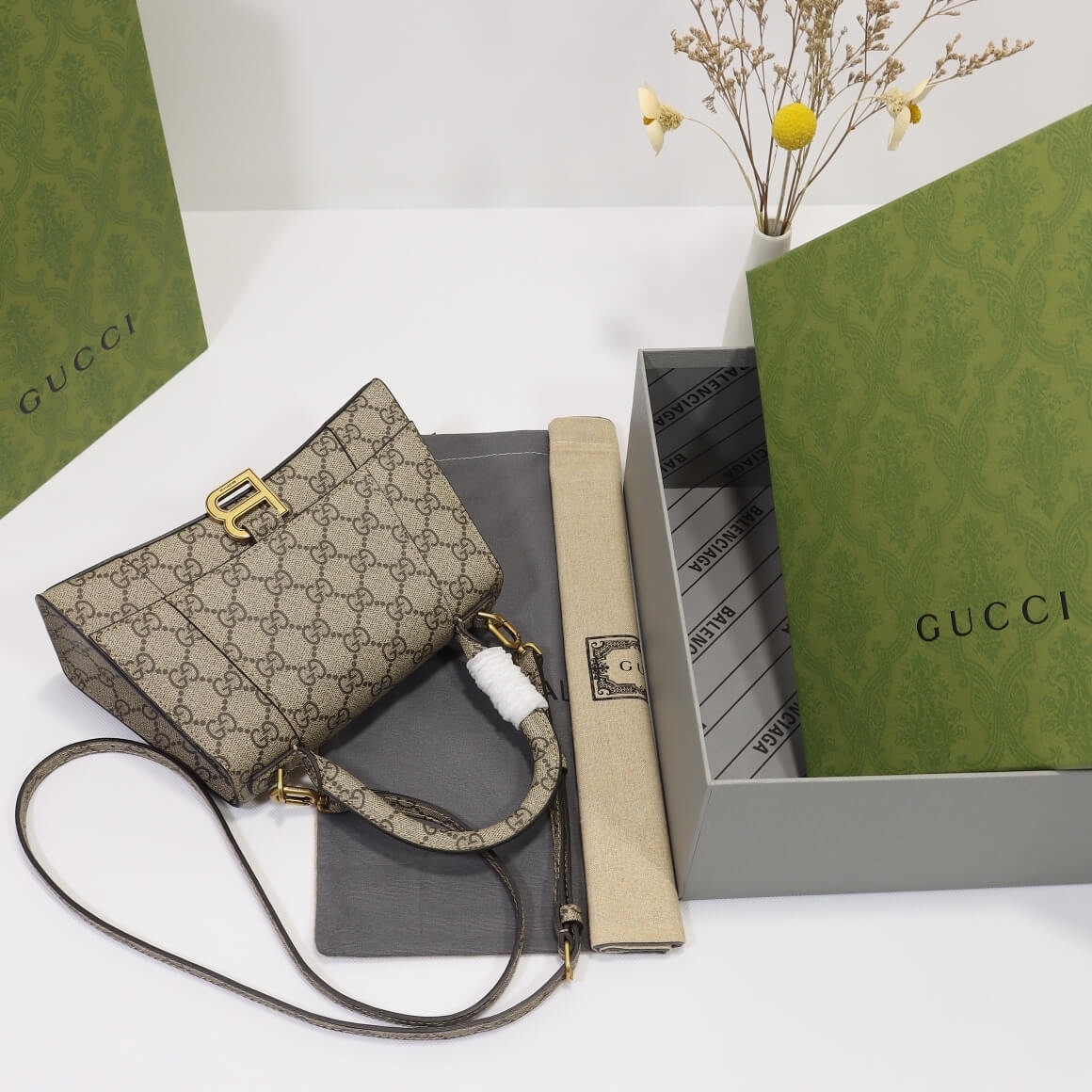 Gucci x Balenciaga Small Hourglass Bag