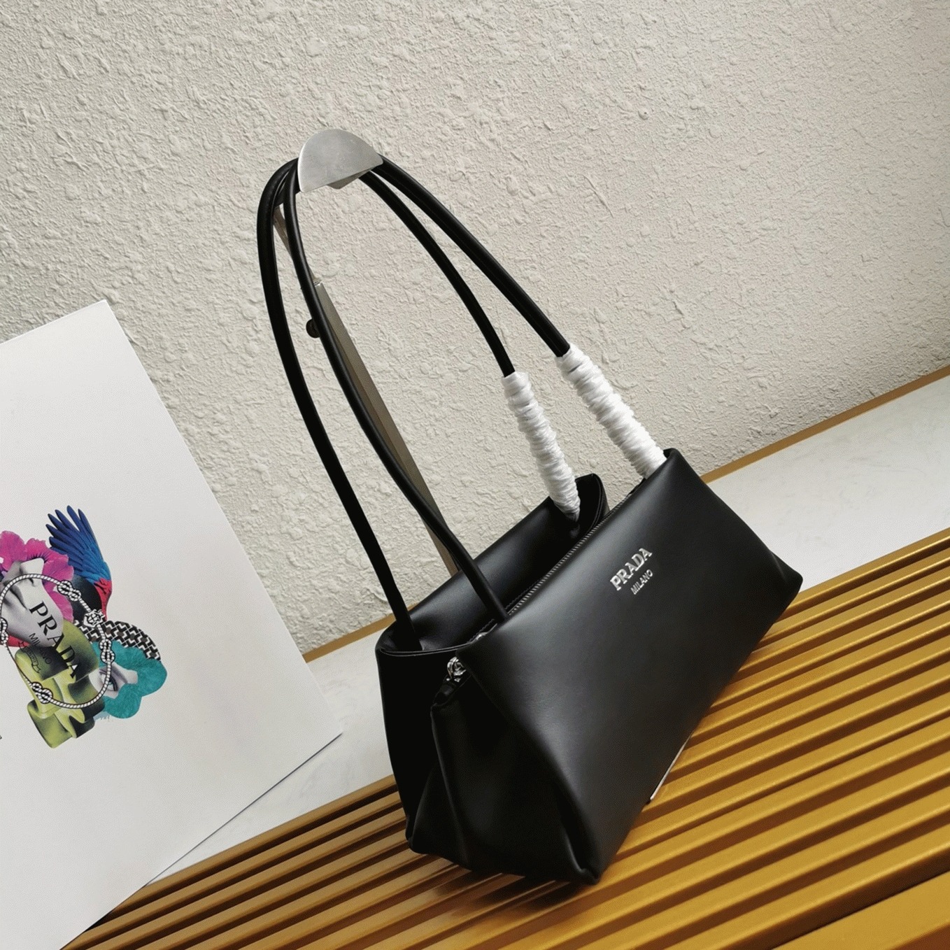 Prada Supernova Small Shoulder Bag Replica in Black