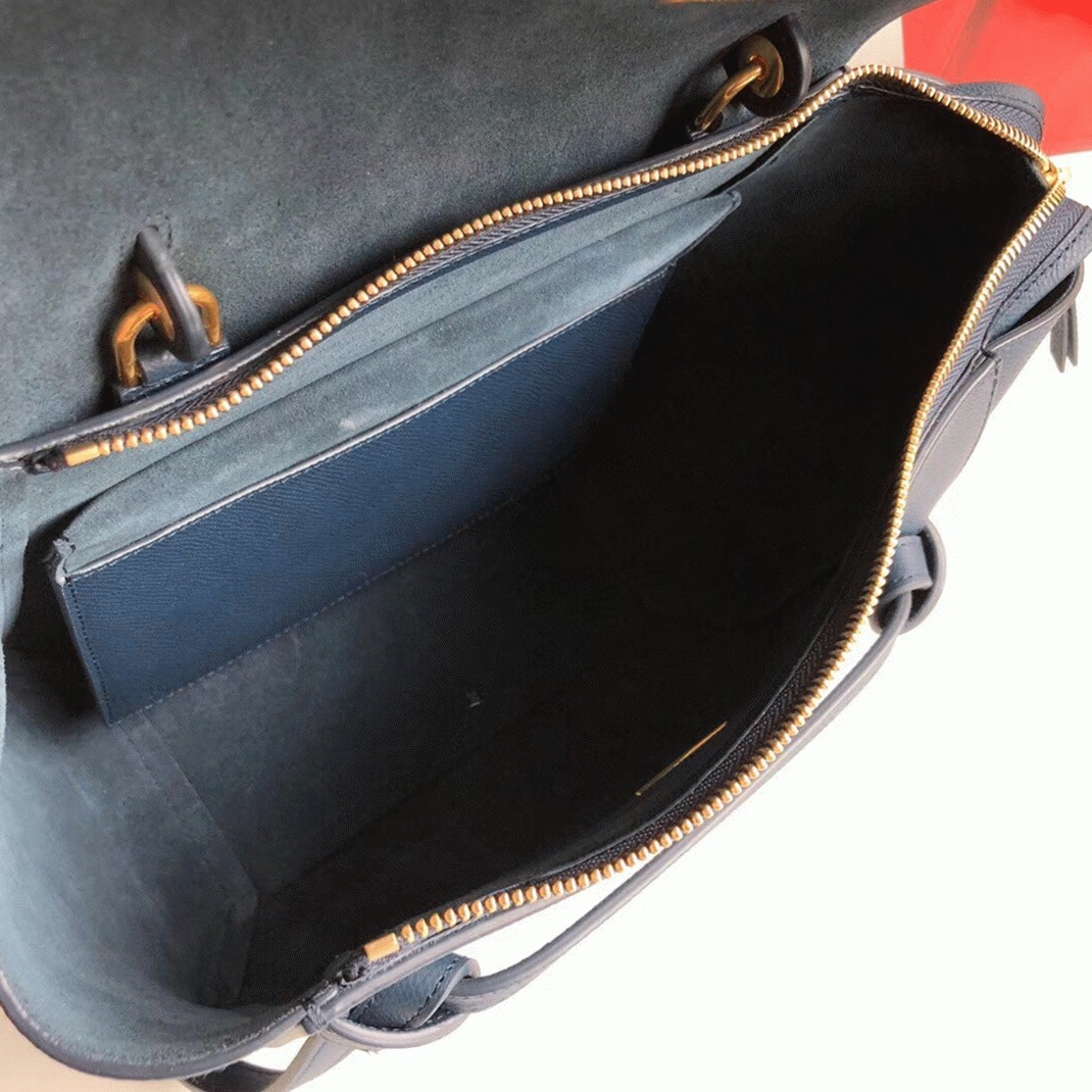 Celine Micro Belt Bag Knockoff in Navy Blue