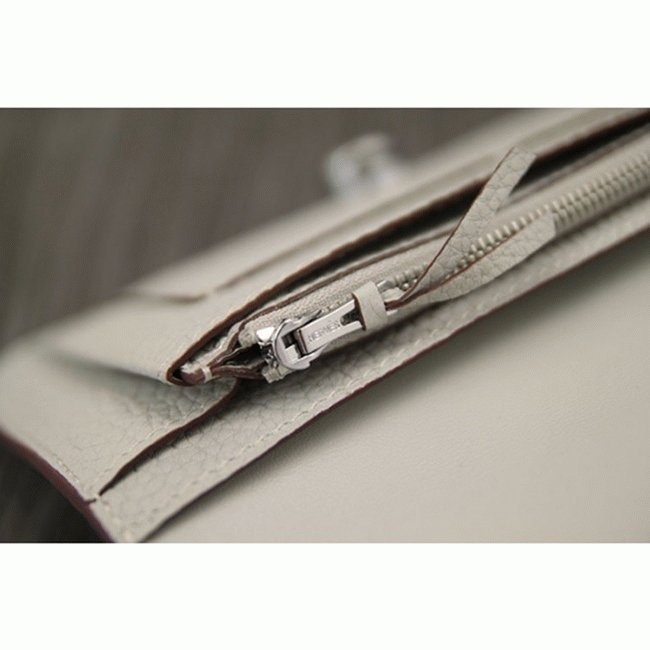 White fake Hermes Dogon combine wallet