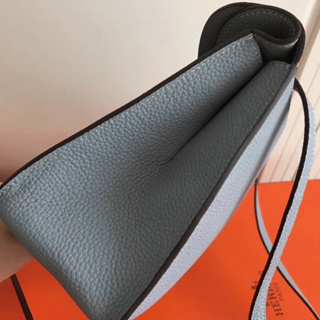Blue Lin Copy Hermes Halzan Stylish Crossbody Bag
