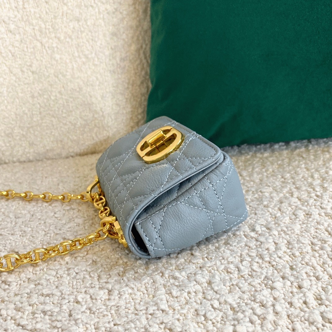Dior Caro Micro Bag Replica in Blue