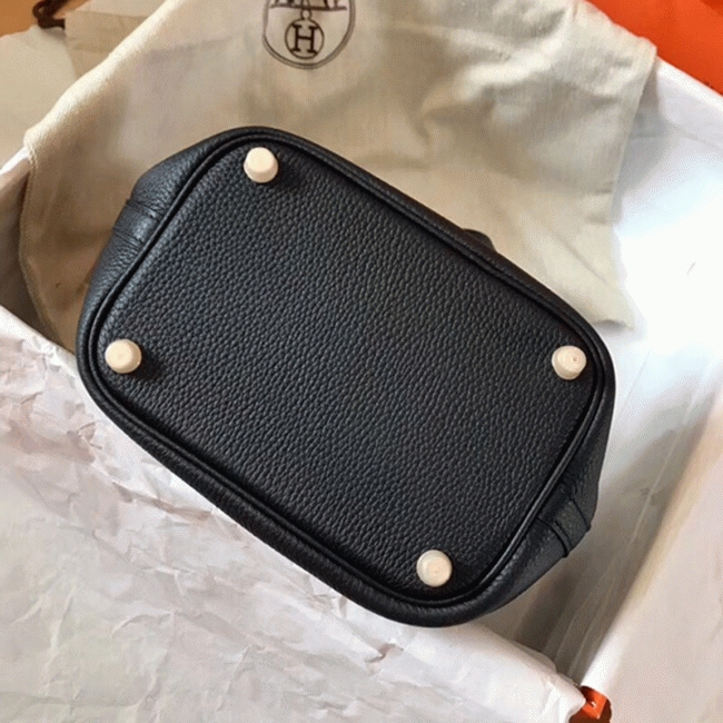Black AAA replica Hermes Picotin Lock 22cm handbag