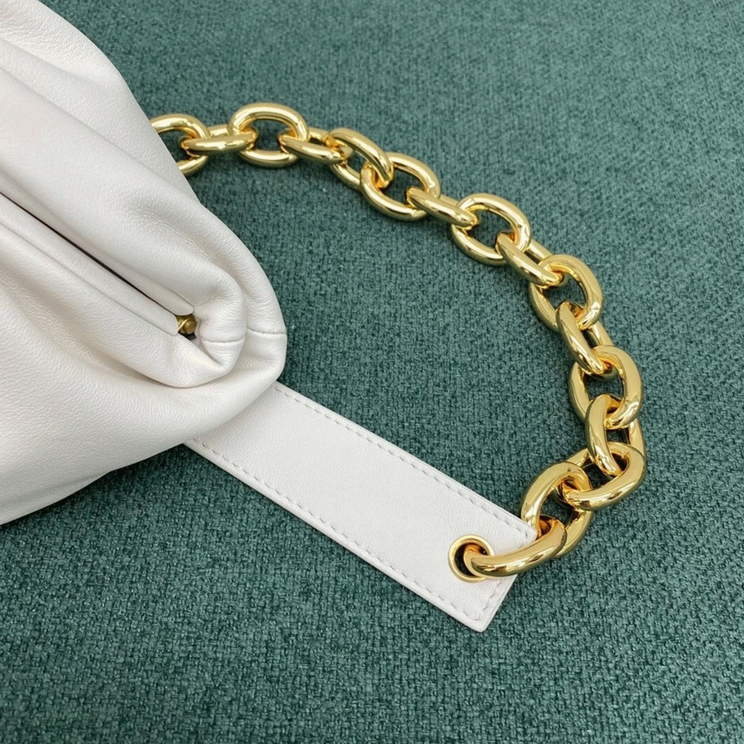 Fake Bottega Veneta The Pouch Belt Bag White