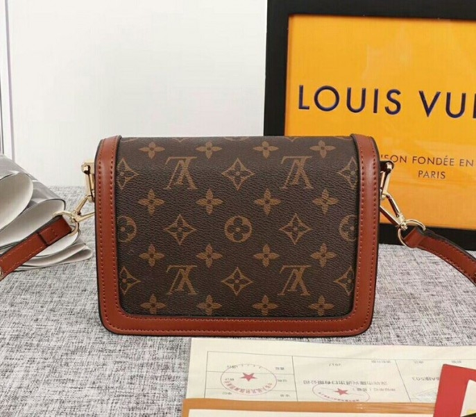 Louis Vuitton Monogram Reverse Canvas Mini Dauphine Bag