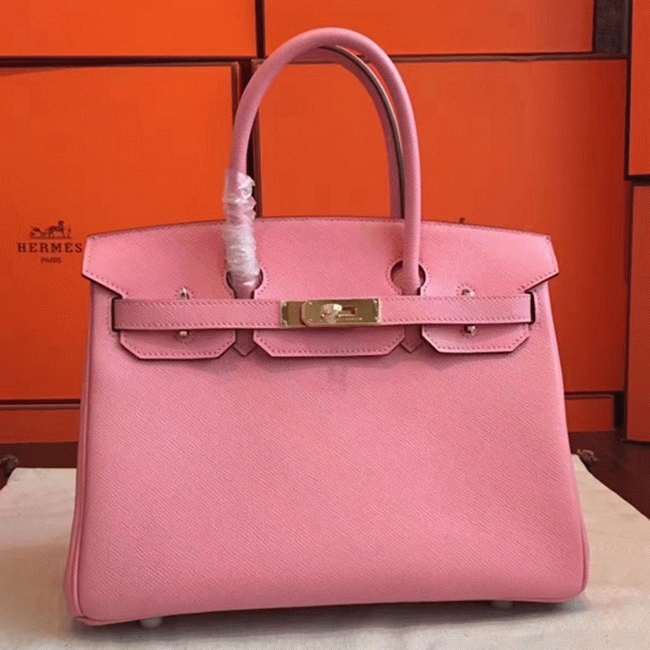Pink Shade Replica Luxury Hermes Birkin 35cm Bag