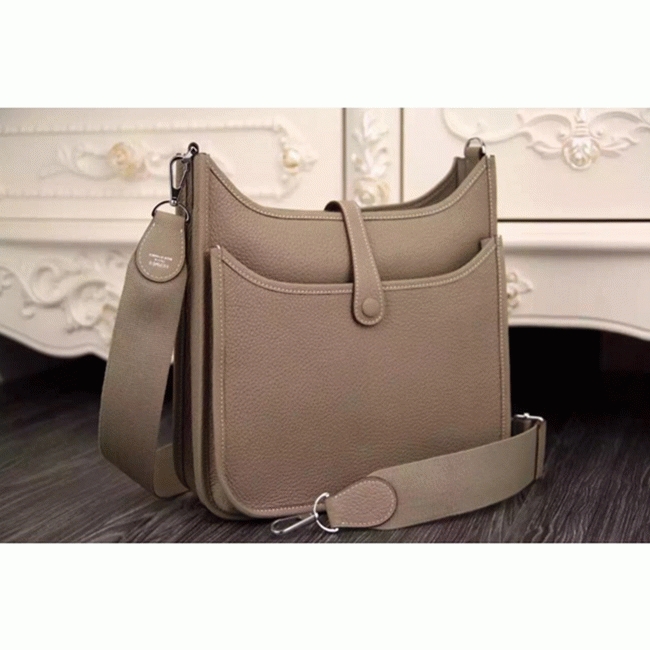 Grey Evelyne III PM Bag Knockoff Hermes Everyday Crossbody