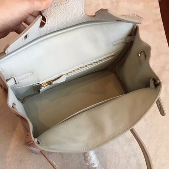 Pearl Grey Knockoff Designer Hermes Birkin 30cm Bag
