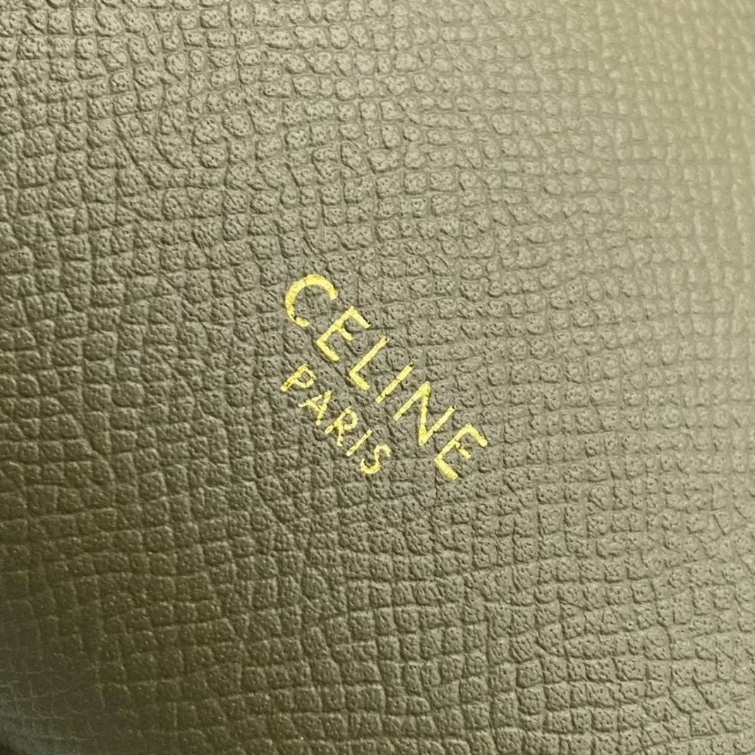 Celine Belt Nano Bag Fake in Army Green