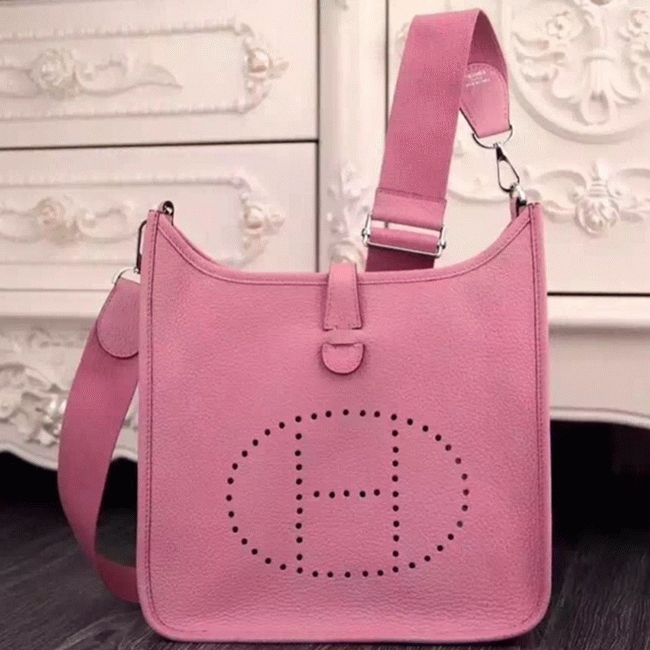 Pink Evelyne III PM Bag Replica Designer Hermes Crossbody