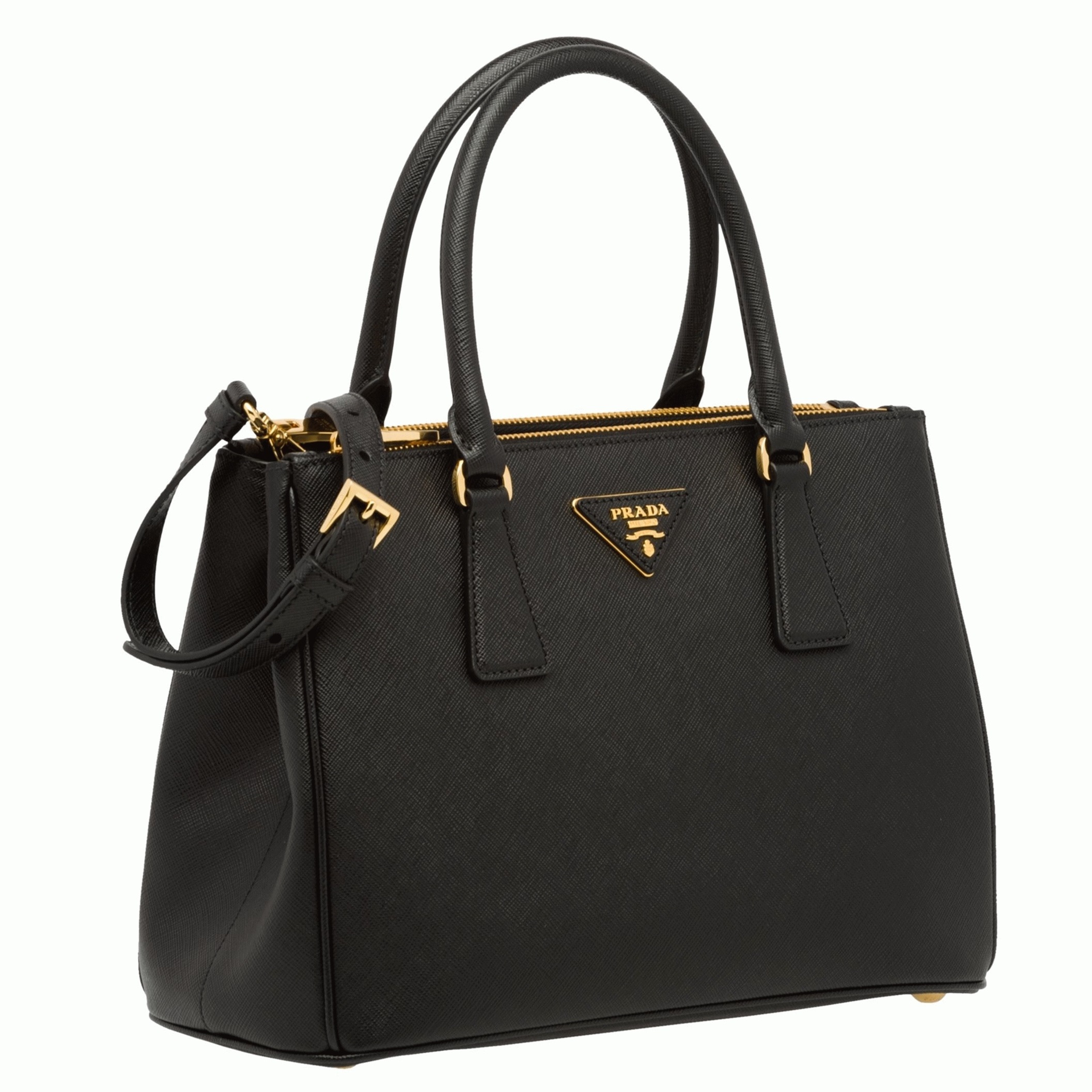 Prada Galleria Medium Bag Replica in Black