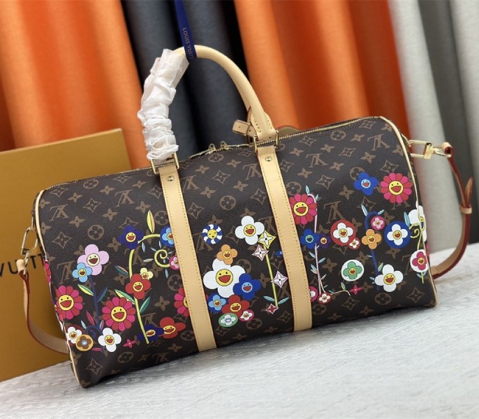LV X TM Monogram Canvas Keepall Bandouliere 45