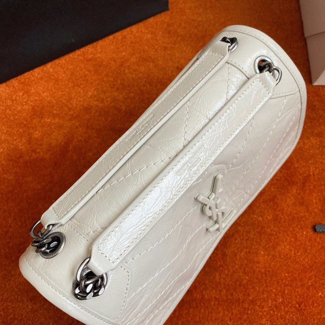 Fake Saint Laurent Niki Baby Chain Bag White