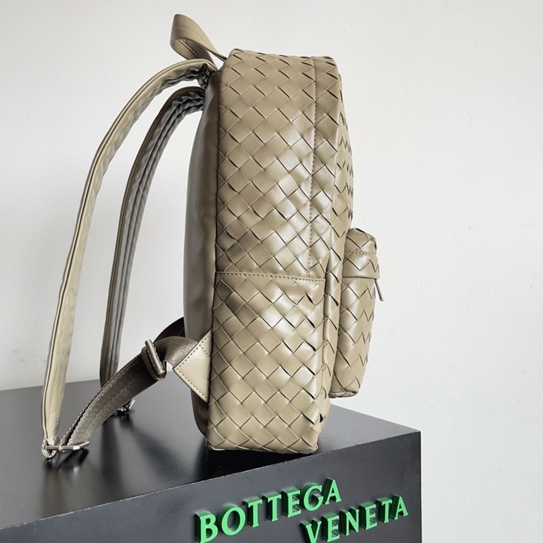 Fake Bottega Veneta Small Backpack Taupe
