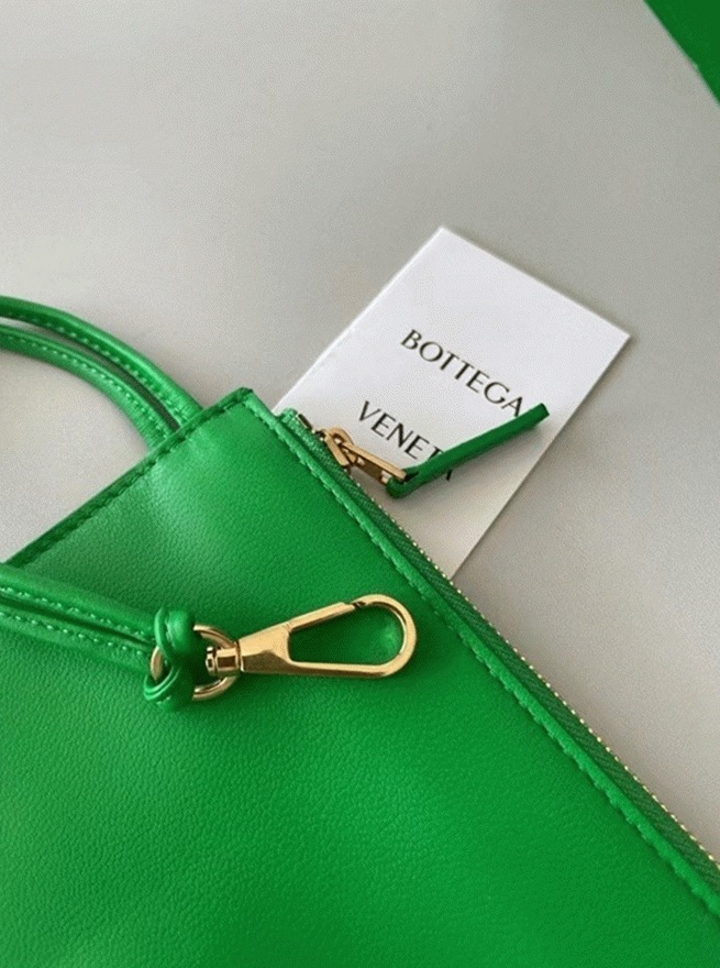 Fake Bottega Veneta Arco Small Tote Green