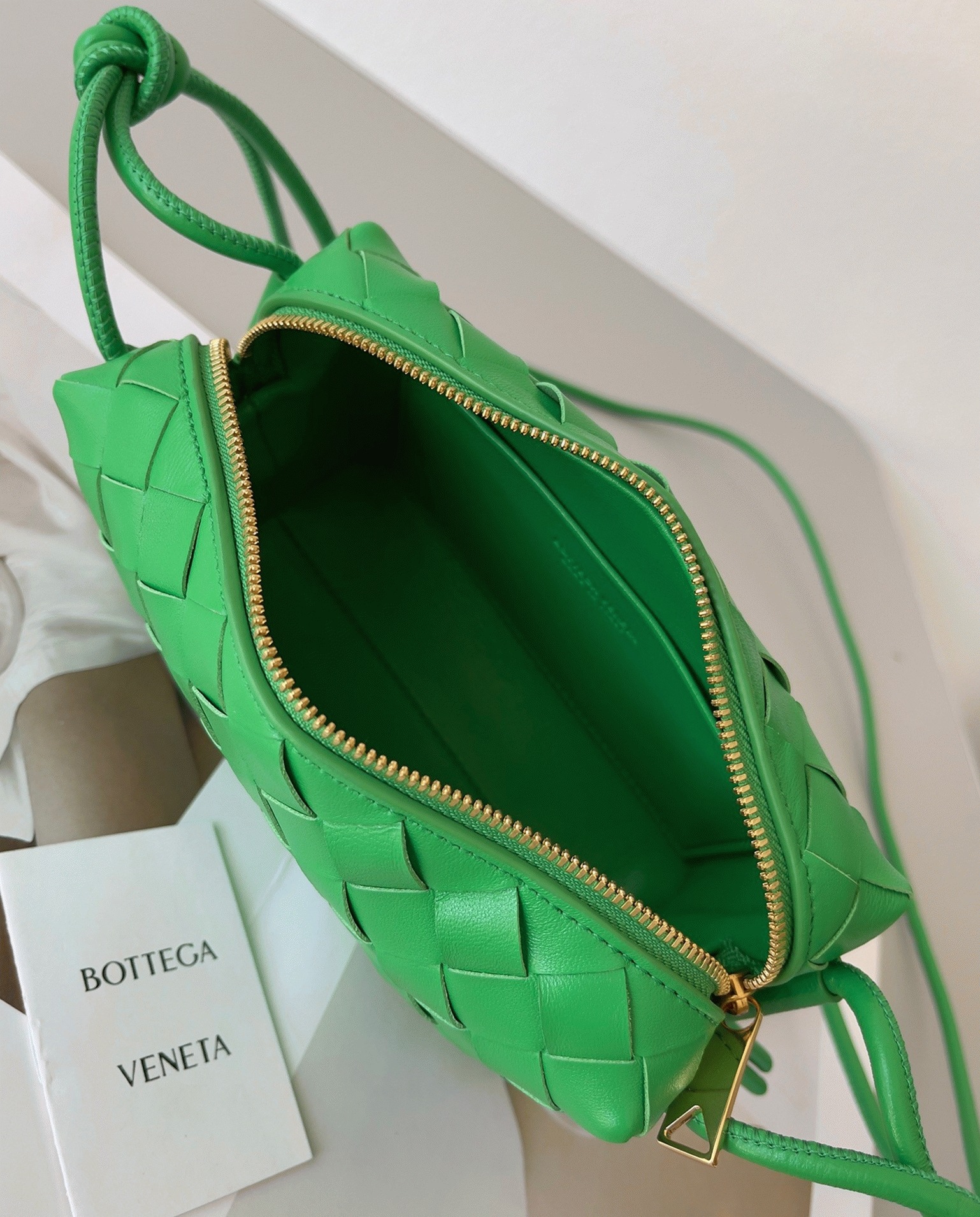 Knockoff Bottega Veneta Loop Mini Bag Green