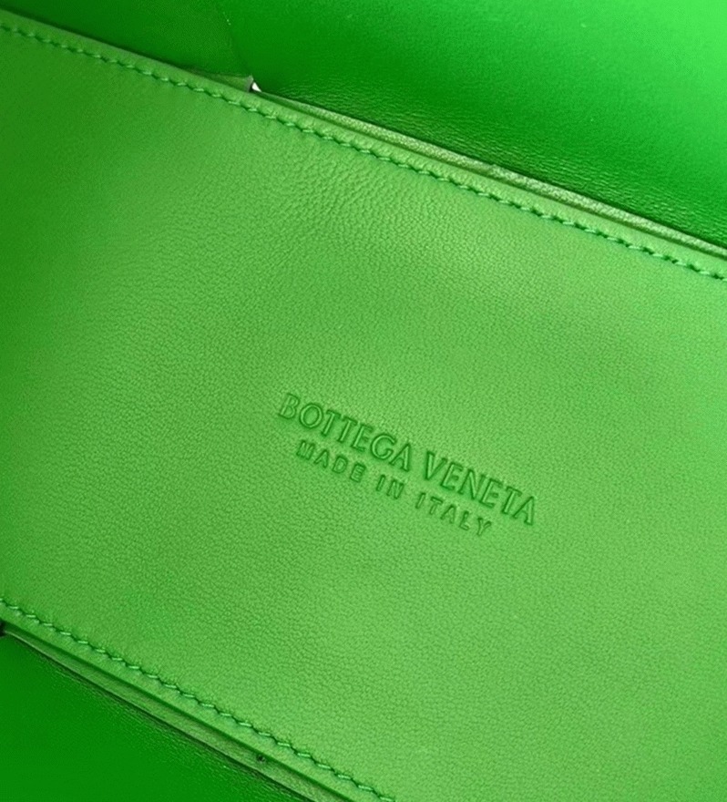 Fake Bottega Veneta Arco Small Tote Green