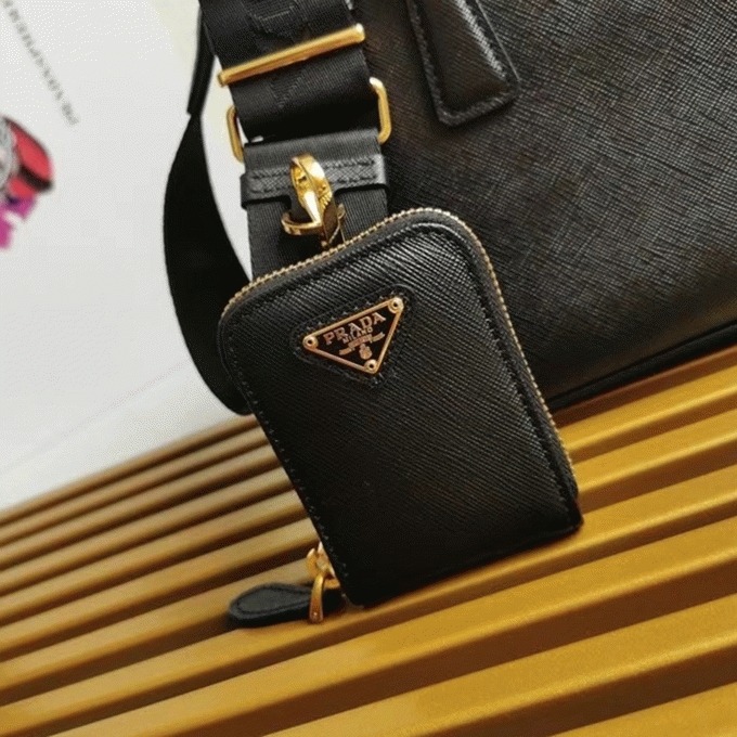 Black Prada Galleria Mini Bag Best Replica