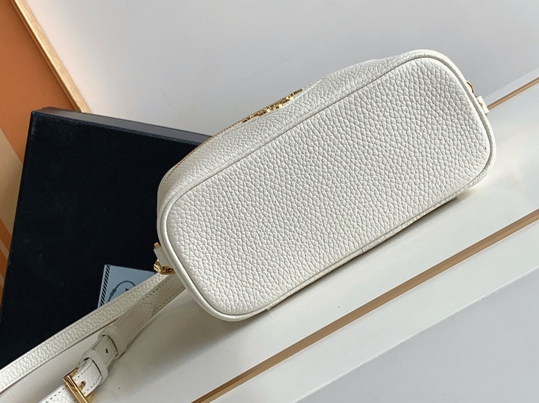 Prada Mini Vanity Bag Knockoff in White