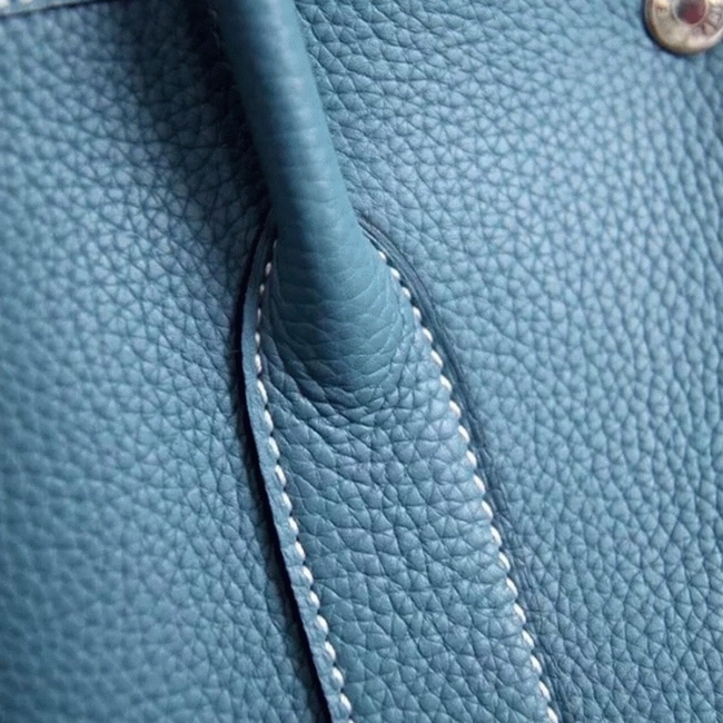 Jean Blue Fake AAA Hermes Garden Party 36cm Large Tote Bag