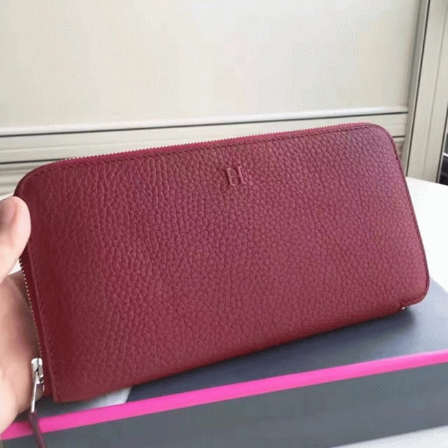 Ruby Designer Knockoff Hermes Wallet Azap Zipped