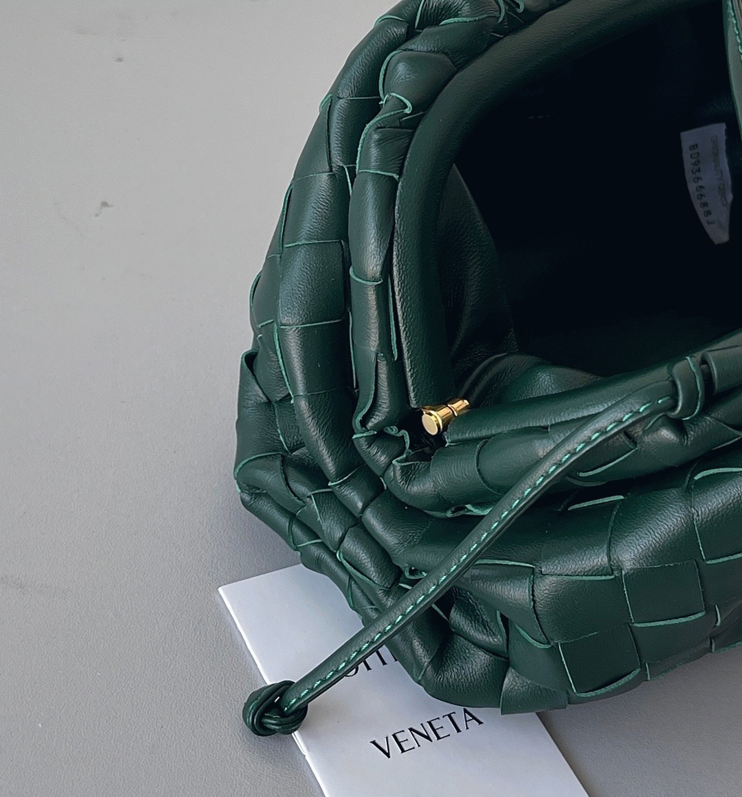 Knockoff Bottega Veneta Mini Pouch with Strap Raintree