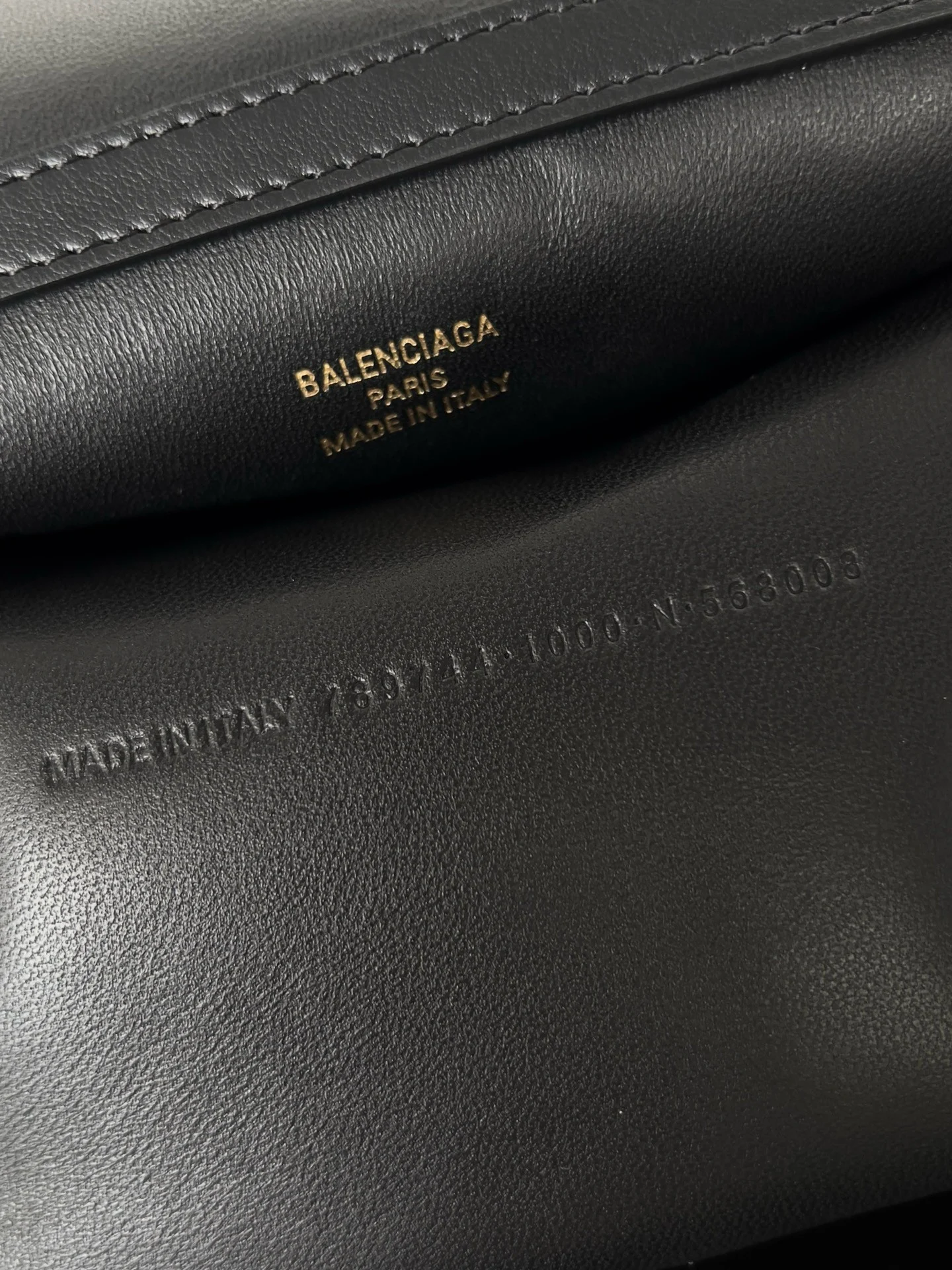 Knockoff Balenciaga Rodeo Large Bag Black Calfskin